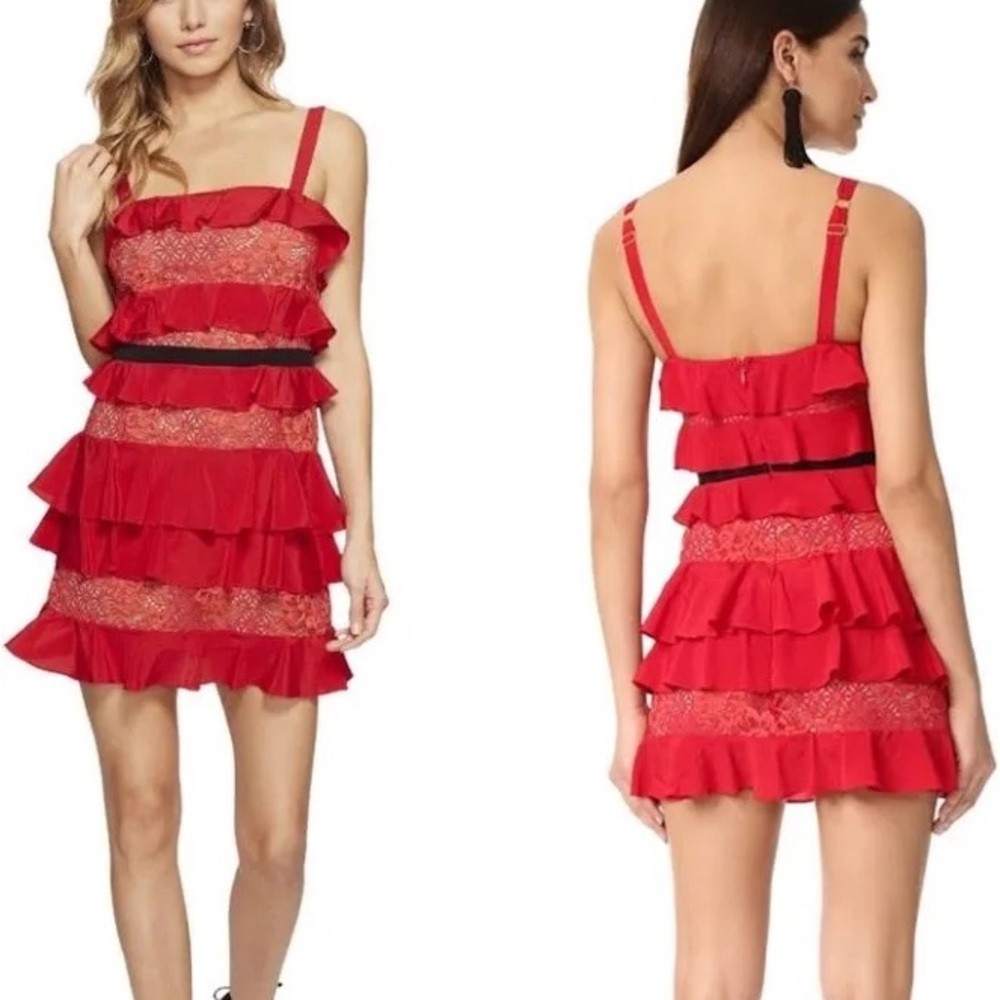 For Love & Lemons Chianti Ruffle Dress | size S